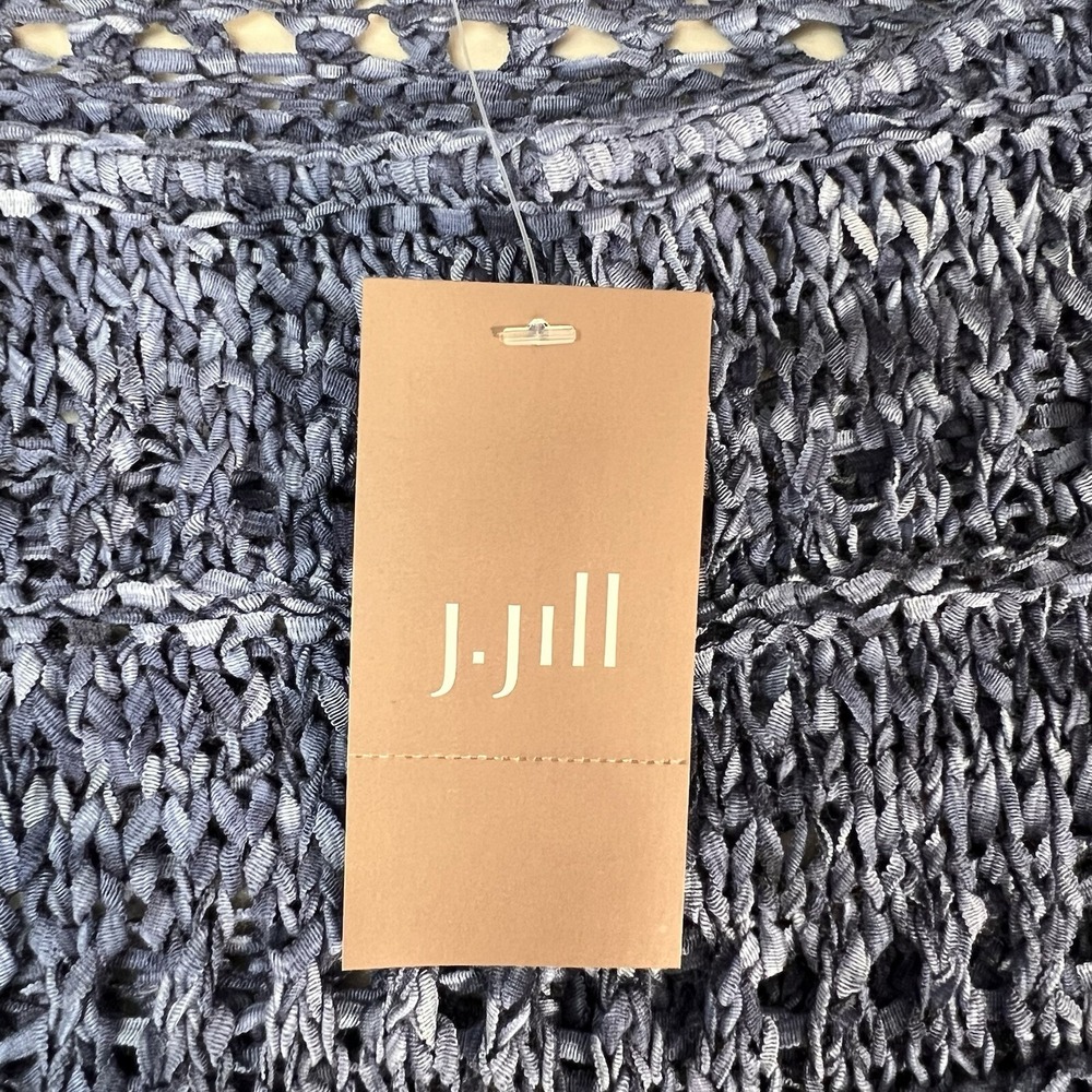 J. Jill Blue Knit Pullover Sweater Size Medium NWT - Picture 6 of 12